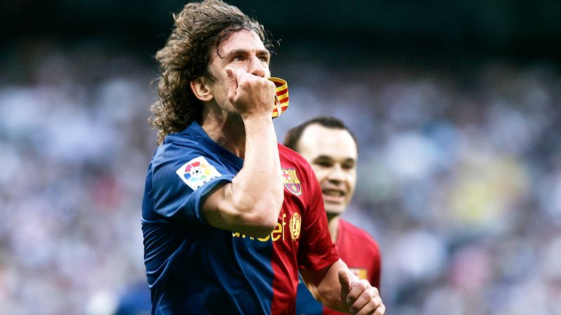Đội trưởng Carles Puyol của đội hình Barca 2008 Đội trưởng Carles Puyol của đội hình Barca 2008