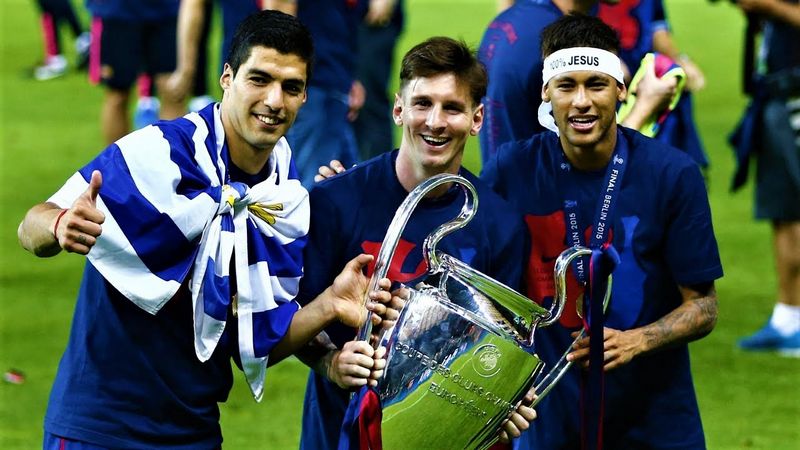 Đội hình Barcelona 2014 giành được cú ăn 3 Đội hình Barcelona 2014 giành được cú ăn 3